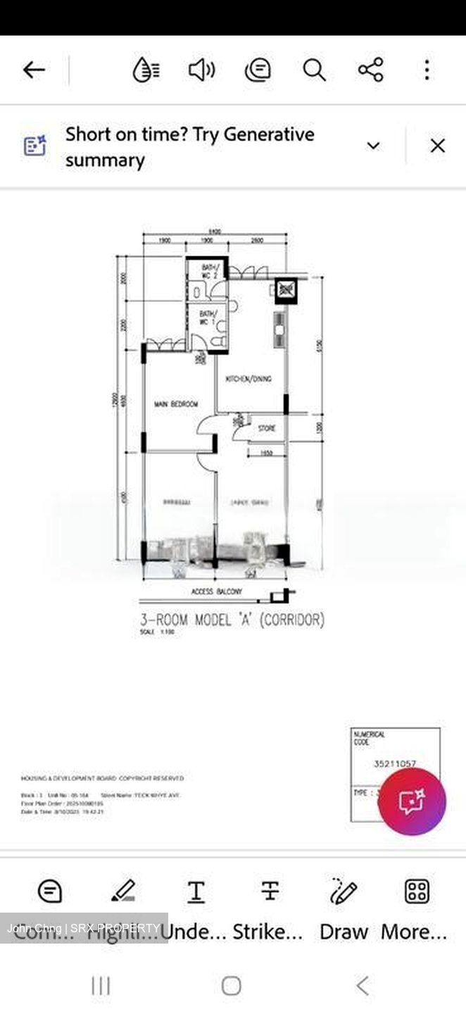 Blk 3 Teck Whye Avenue (Choa Chu Kang), HDB 3 Rooms #492068701